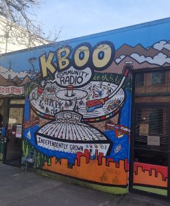 KBOO radio station entrance